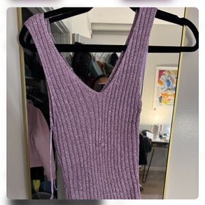 River Island Lavender Knit Top